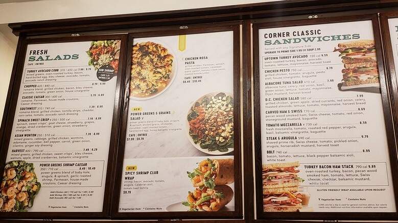 Corner Bakery Cafe - Orem, UT menu_pic