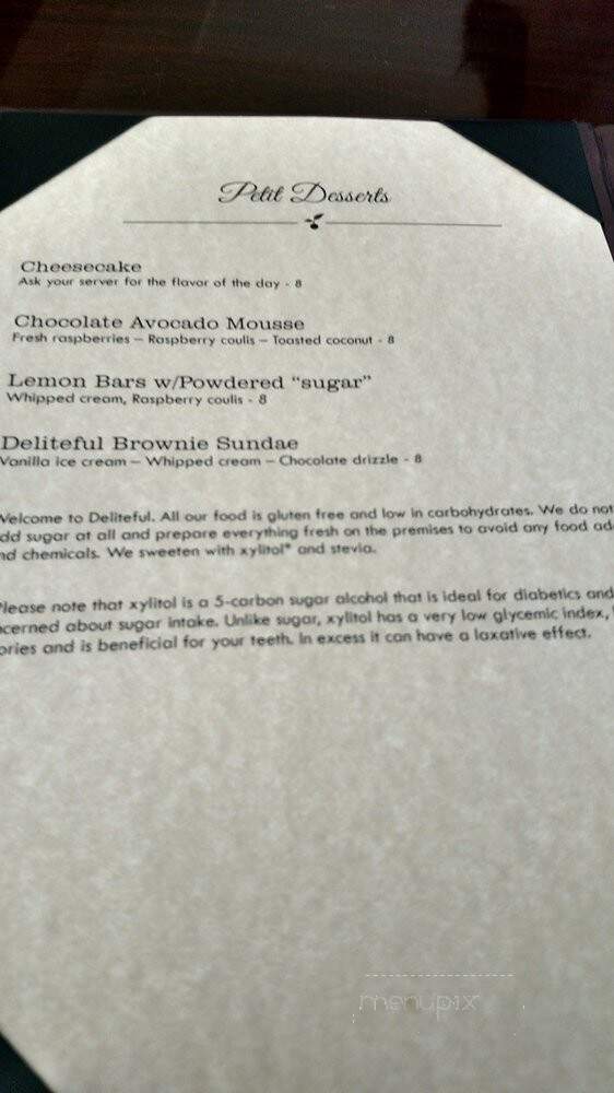 Deliteful Meals - Thousand Oaks, CA menu_pic