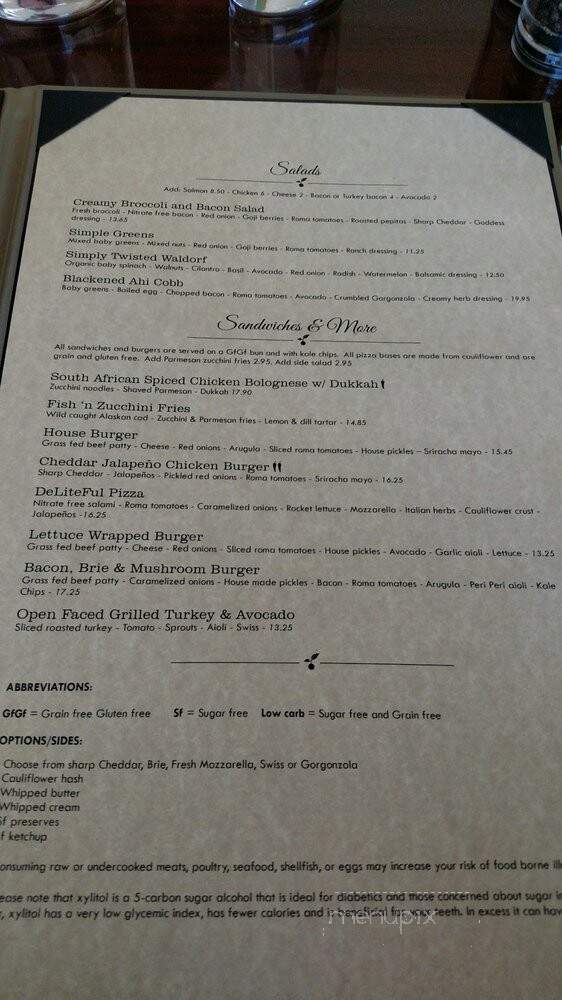 Deliteful Meals - Thousand Oaks, CA menu_pic