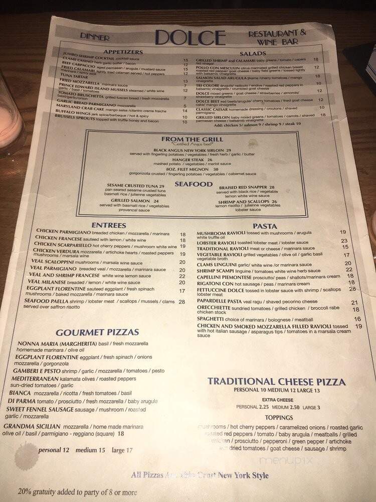 Dolce Restaurant & Wine Bar - Danbury, CT