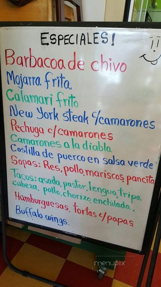 El Cielito Lindo - New Brunswick, NJ menu_pic