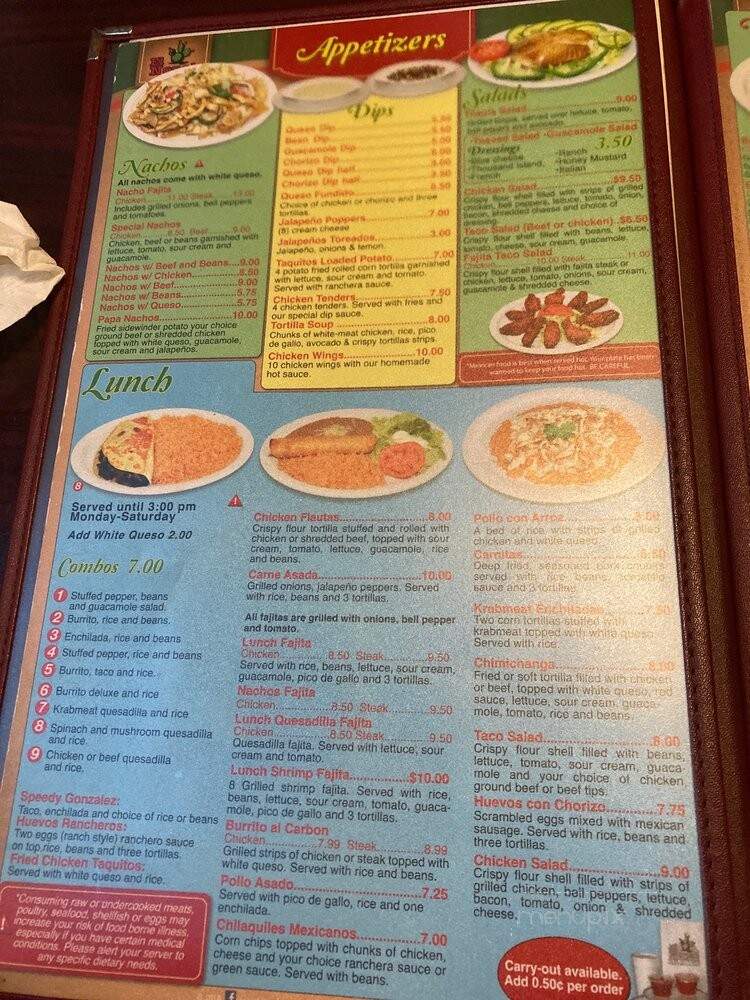 El Nopal - Louisville, KY menu_pic