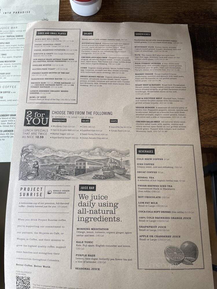 First Watch - Tucson, AZ menu_pic
