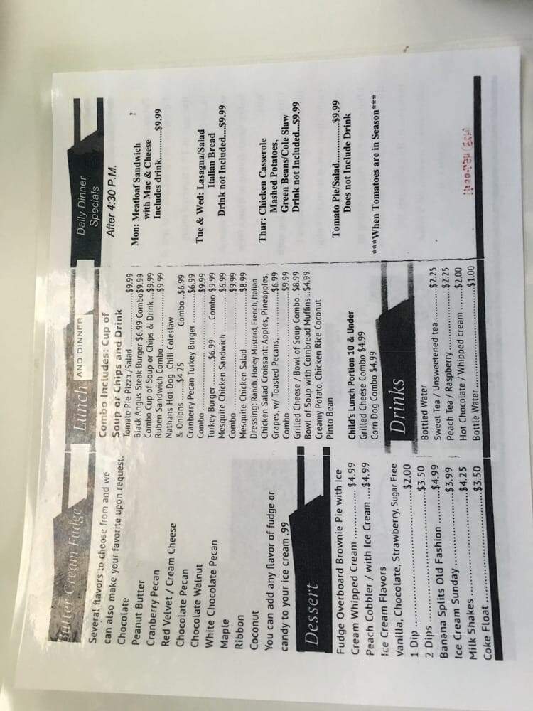 Five Points Cafe - Cleveland, TN menu_pic