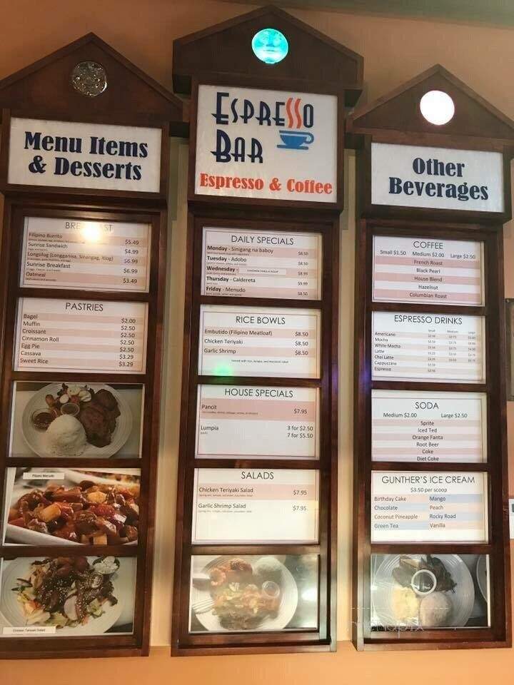 Gina's Filipino Kape - Sacramento, CA menu_pic