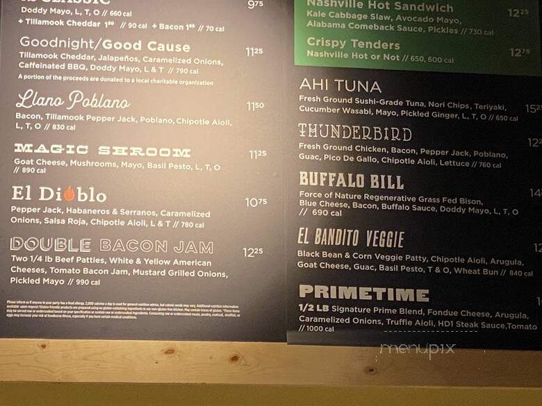 Hopdoddy Burger Bar - Playa Vista, CA menu_pic