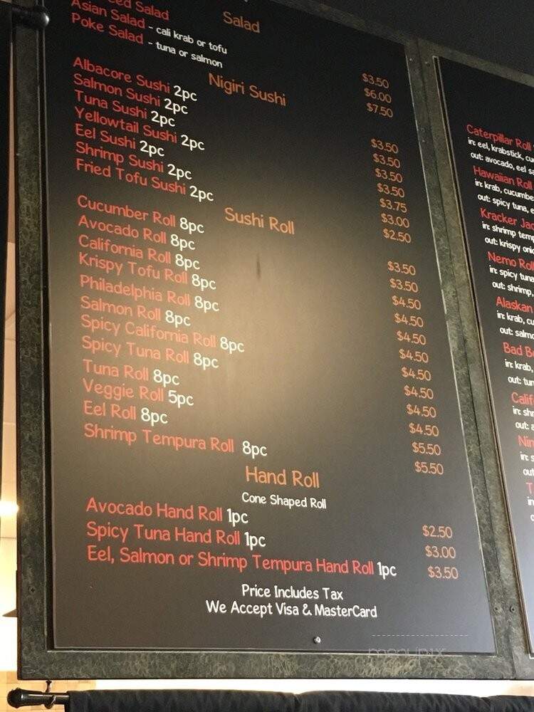 Just Sushi To Go - San Diego, CA menu_pic