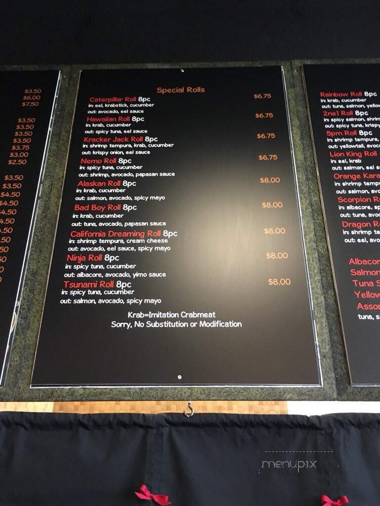 Just Sushi To Go - San Diego, CA menu_pic