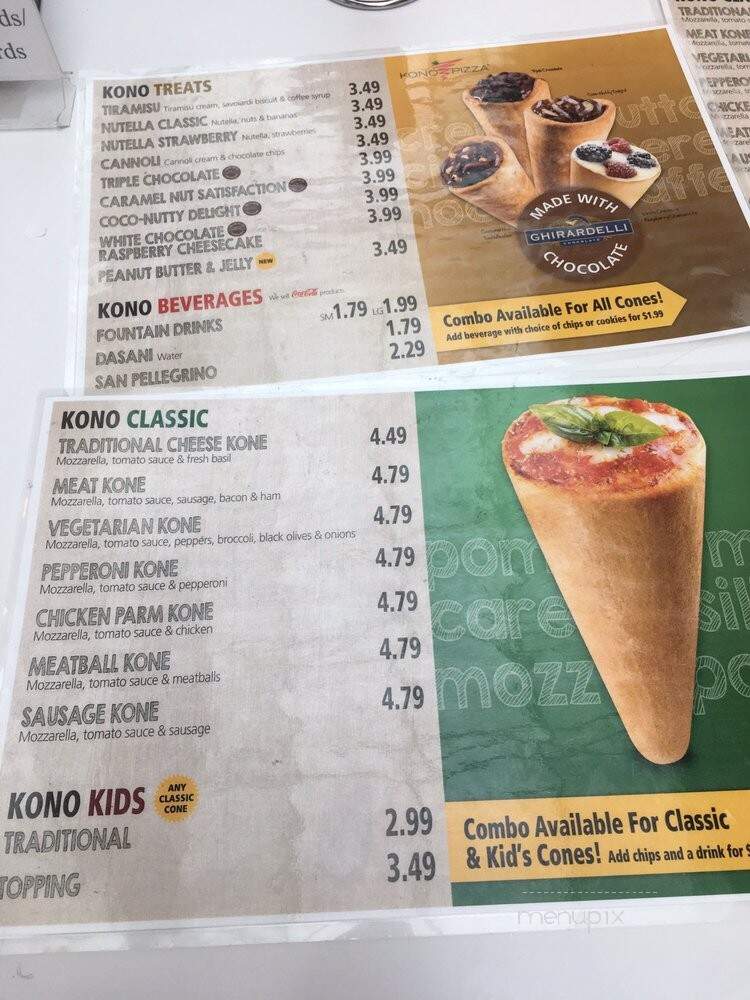 Kono Pizza - Cherry Hill, NJ menu_pic