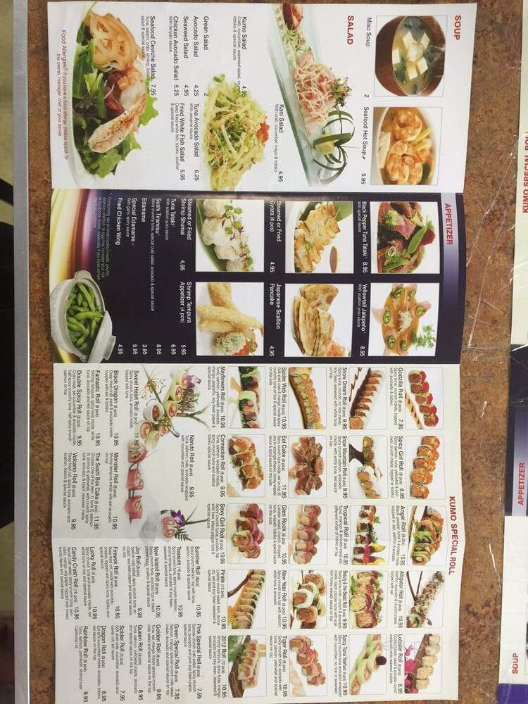 Kumo Hibachi Sushi - Philadelphia, PA menu_pic