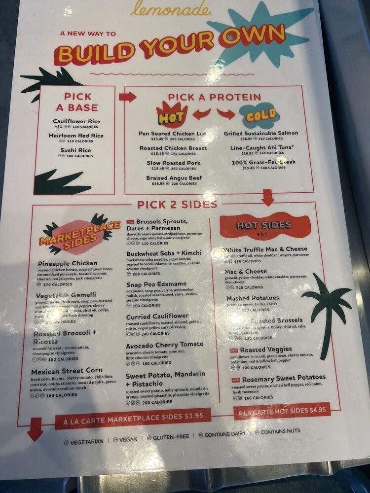 Lemonade Santa Monica - Santa Monica, CA menu_pic