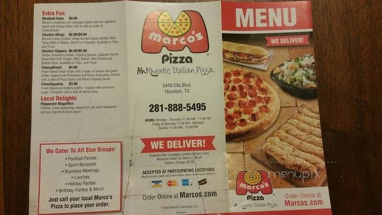 Marco's Pizza - Houston, TX