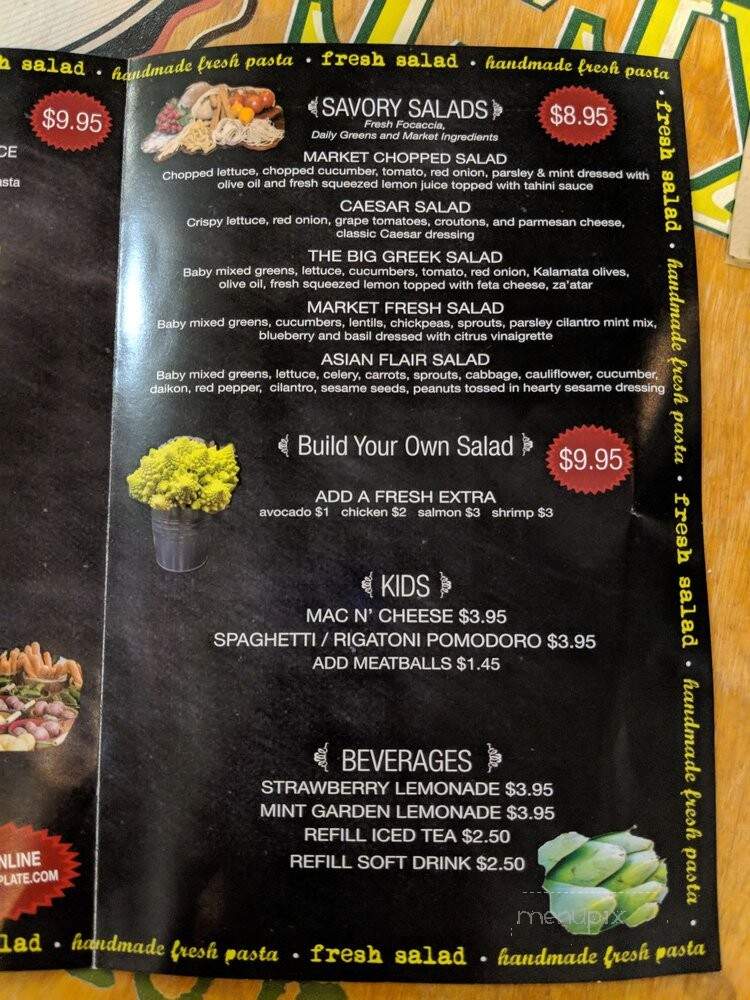 Market 2 Plate - Tustin, CA