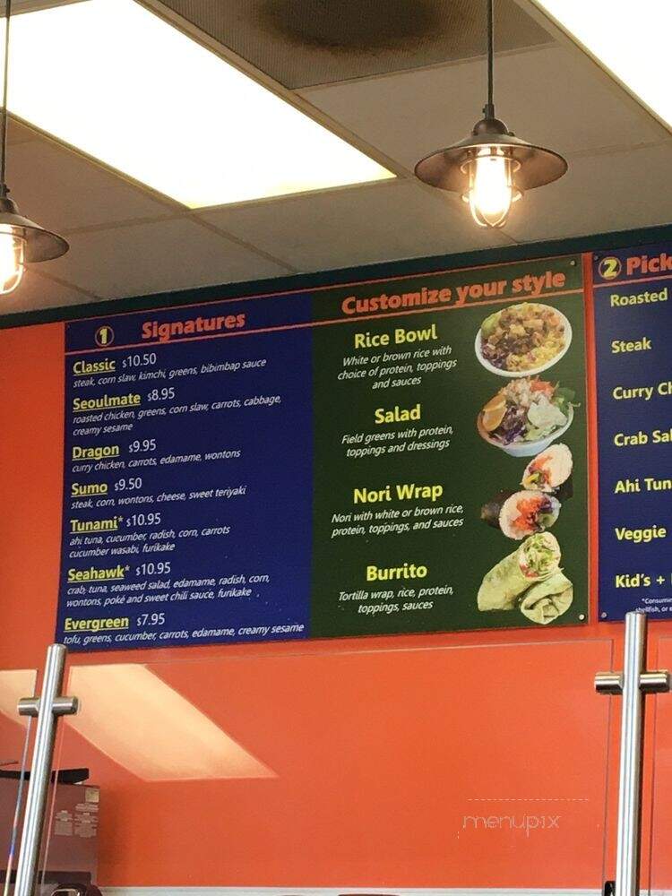 MiSo Asian Bistro - Lacey, WA menu_pic