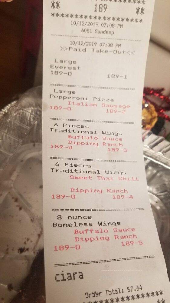 Mountain Mike's Pizza - Pittsburg, CA menu_pic