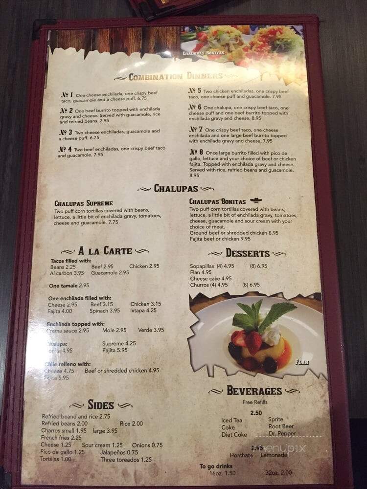 Mr. Sombrero - League City, TX menu_pic