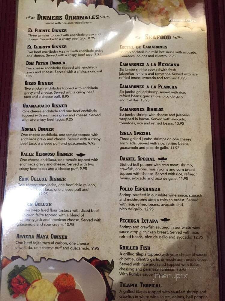 Mr. Sombrero - League City, TX menu_pic