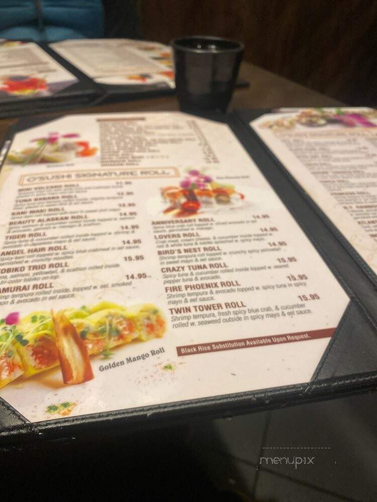 Osushi Japanese Restaurant - Marlton, NJ menu_pic