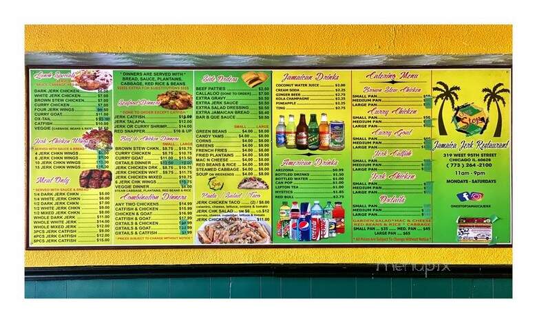 Park Island Jerk Chicken - Chicago, IL menu_pic