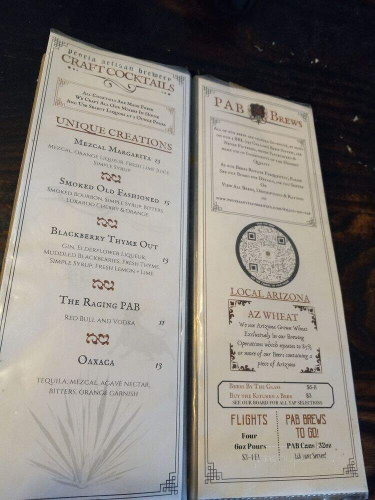 Peoria Artisan Brewery - Peoria, AZ