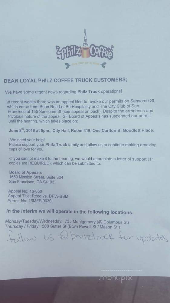 Philz Coffee Truck - San Francisco, CA