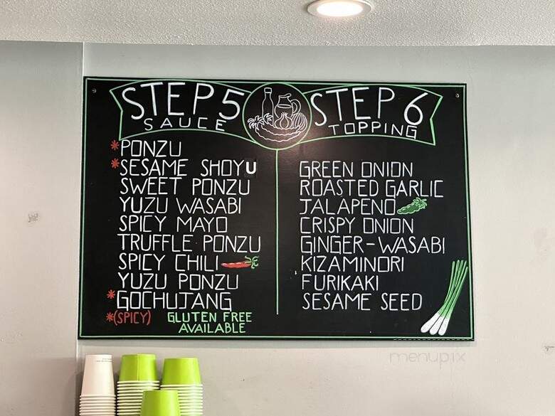 Poke Me - Los Angeles, CA menu_pic
