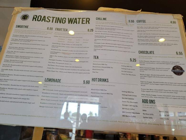 Roasting Water - Fountain Valley, CA