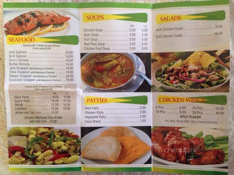S & S Island Cuisine - Darby, PA menu_pic