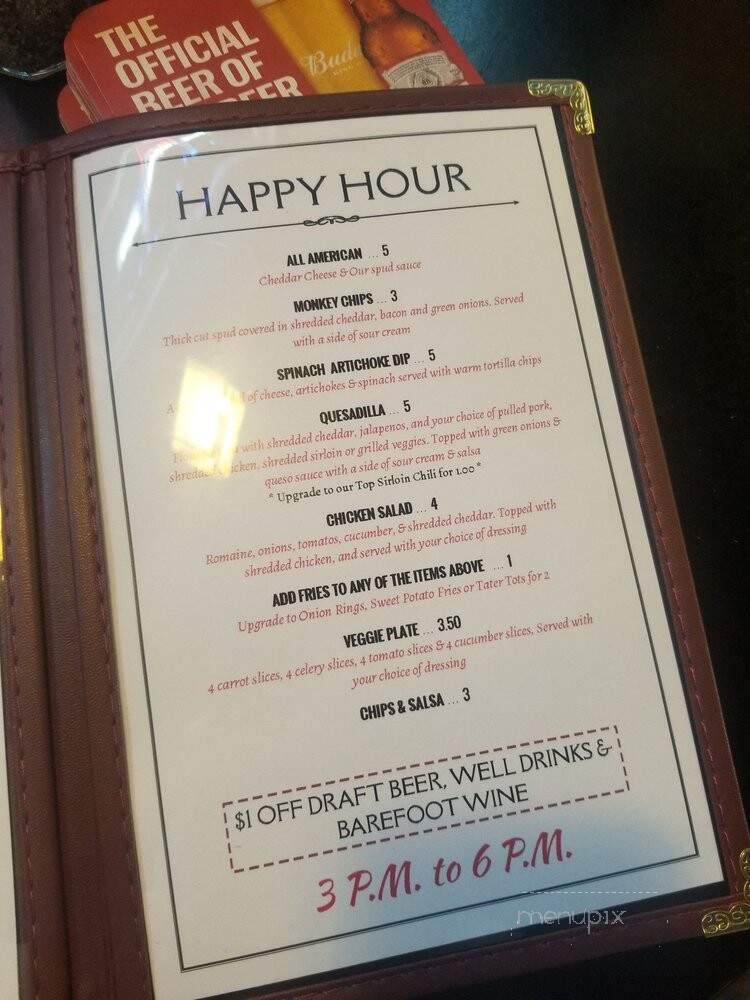 Spud Monkey's - Gresham, OR menu_pic