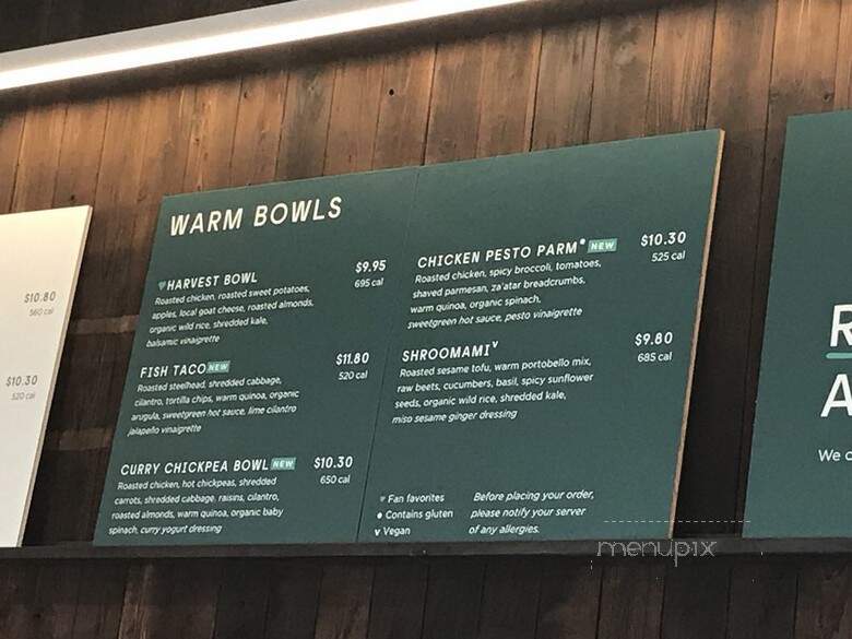 sweetgreen - Philadelphia, PA menu_pic