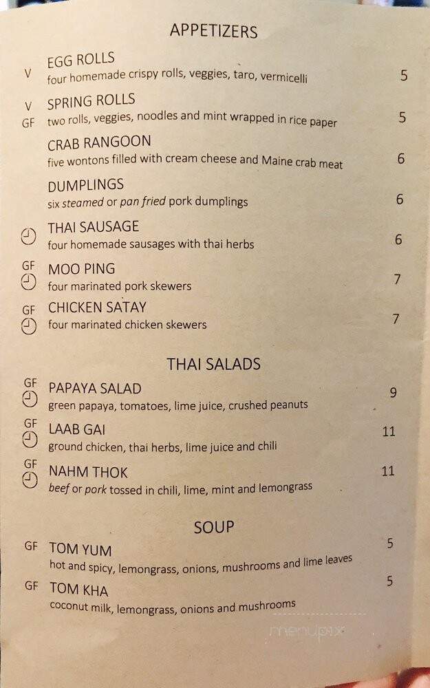 Thai Esaan - Portland, ME menu_pic