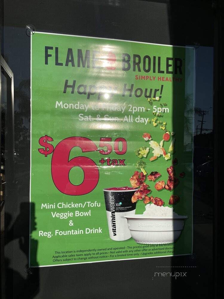 Flame Broiler - Cerritos, CA menu_pic