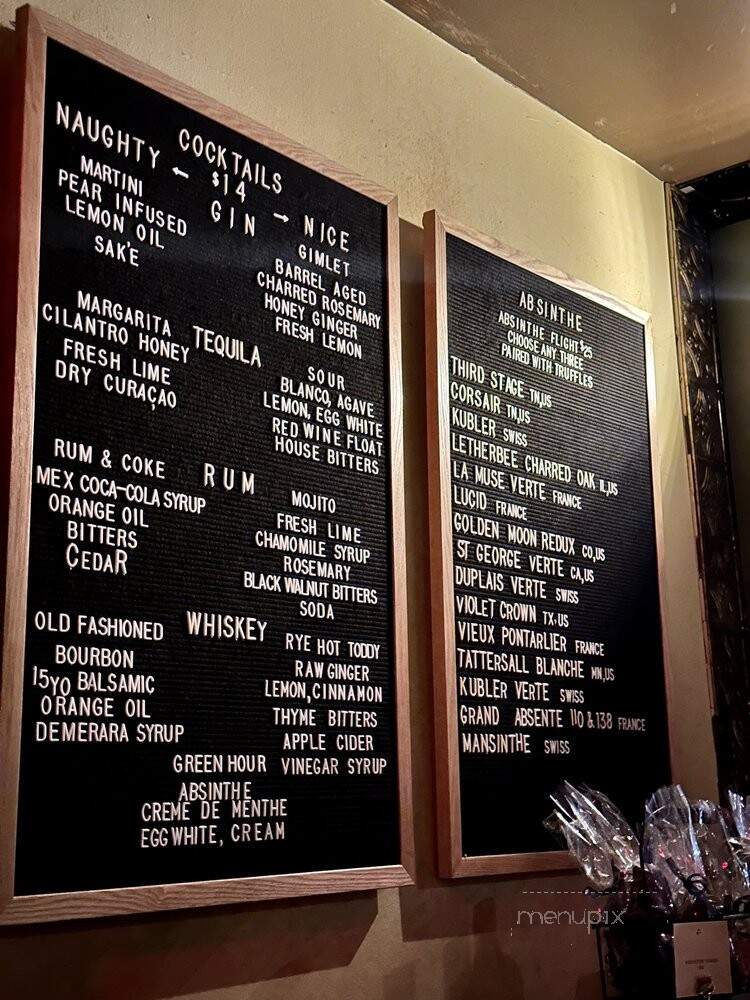 The Green Hour - Nashville, TN menu_pic