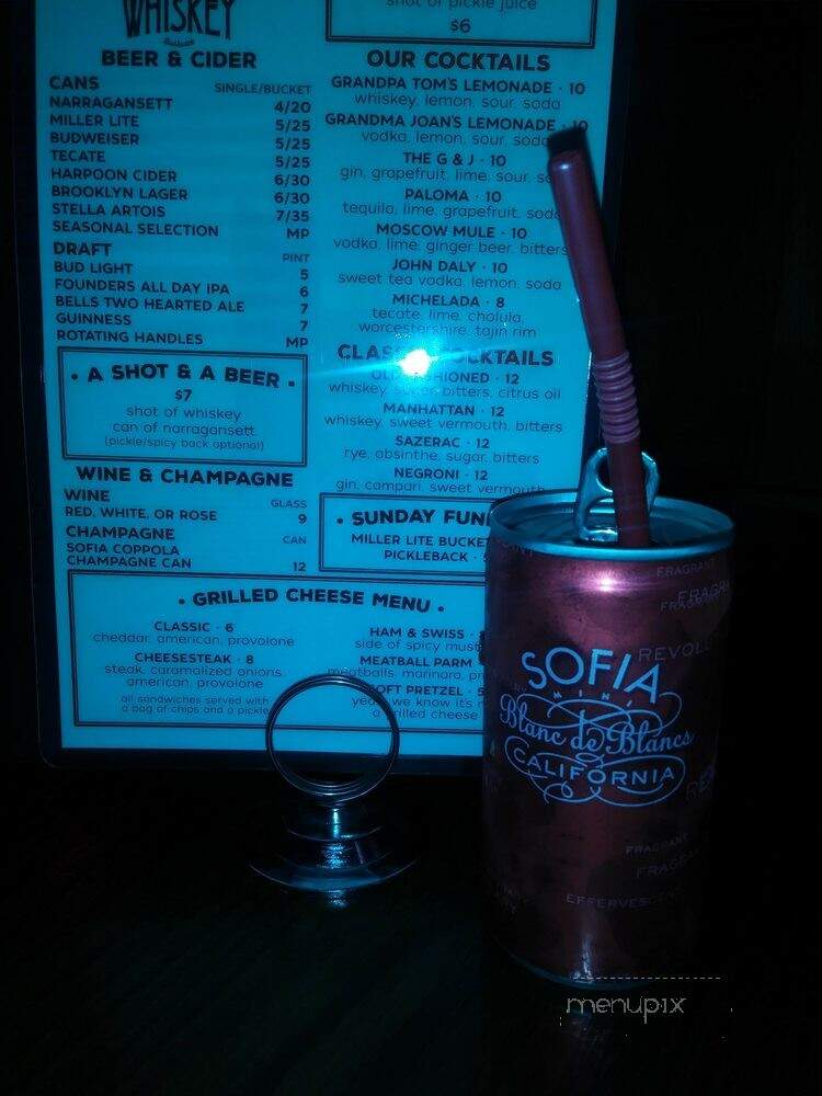 The Little Whiskey - Bushwick, NY menu_pic