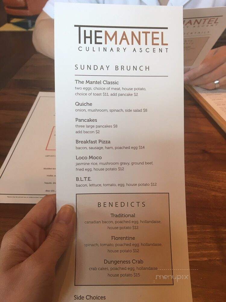 The Mantel, Culinary Ascent - Bonney Lake, WA menu_pic