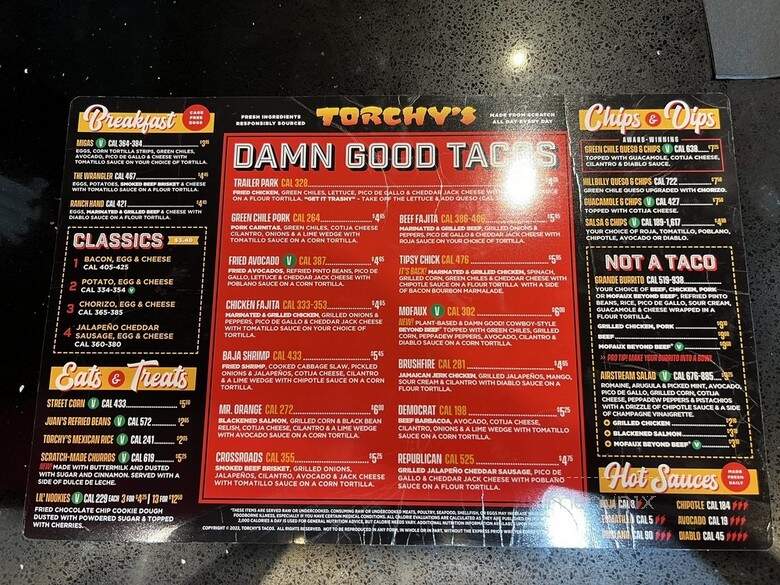 Torchy's Tacos - The Woodlands, TX menu_pic