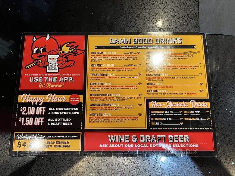 Torchy's Tacos - The Woodlands, TX menu_pic