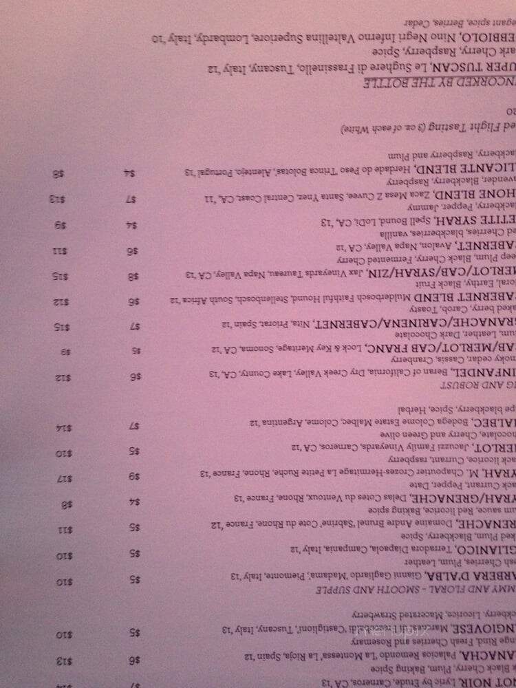 Uncorked Kitchen - Centennial, CO menu_pic