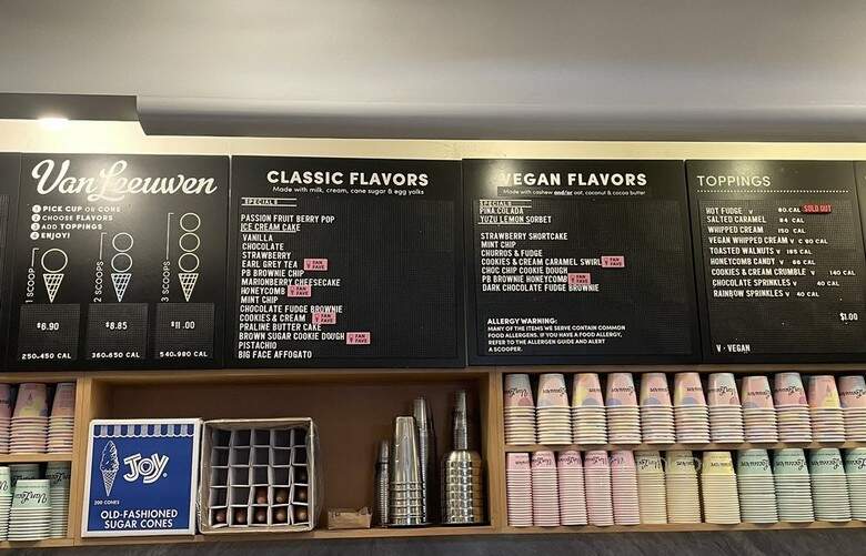 Van Leeuwen Artisan Ice Cream - Los Angeles, CA menu_pic