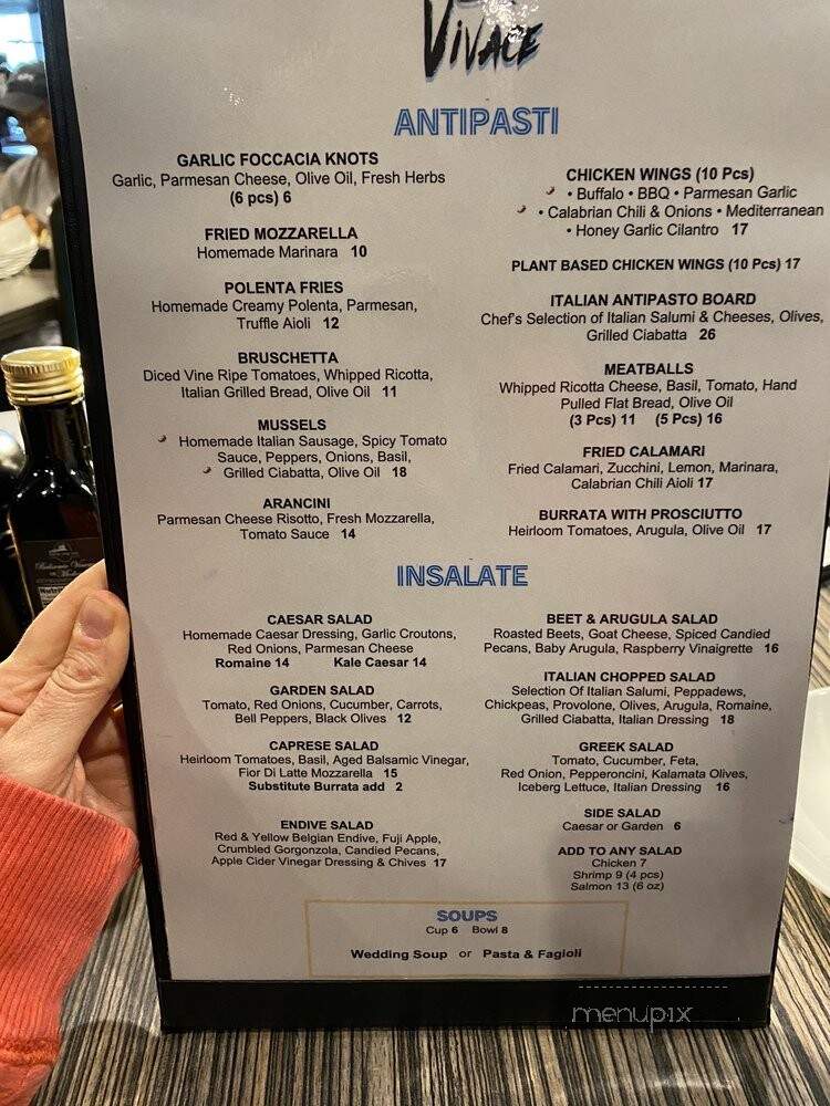Vivace Gourmet Pizza & Pasta - Plantation, FL menu_pic