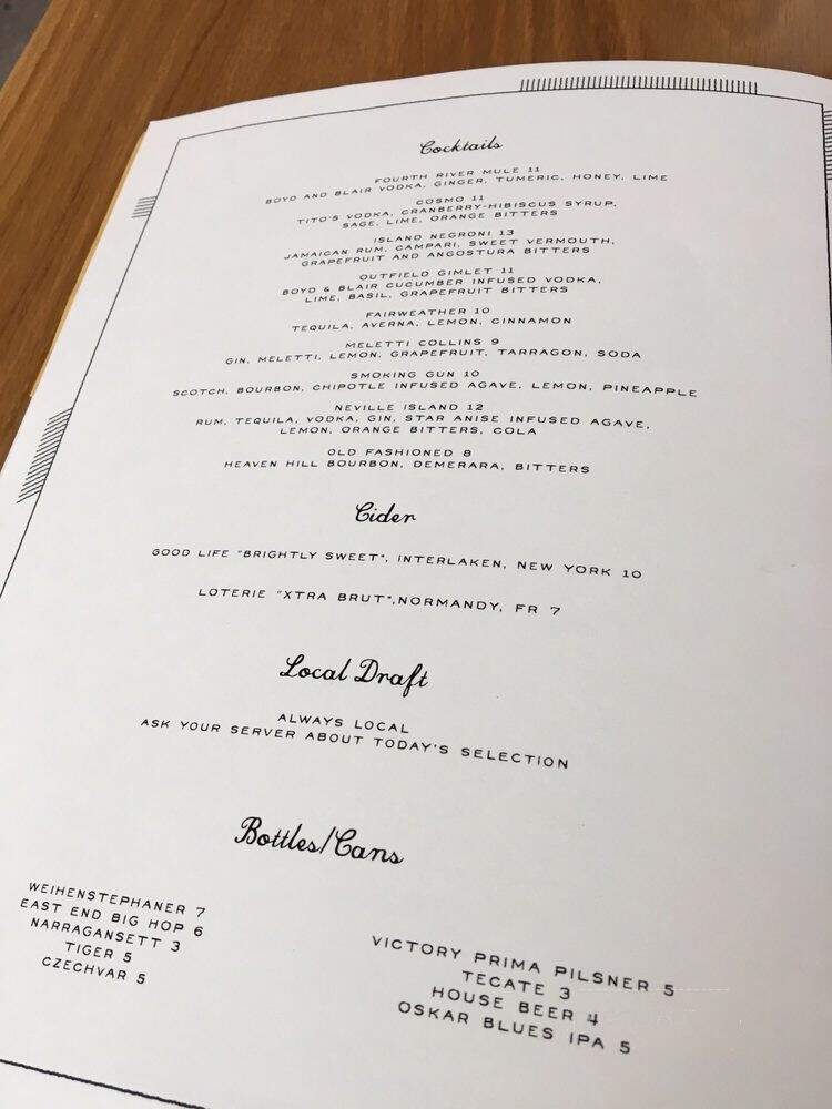 Whitfield - Pittsburgh, PA menu_pic
