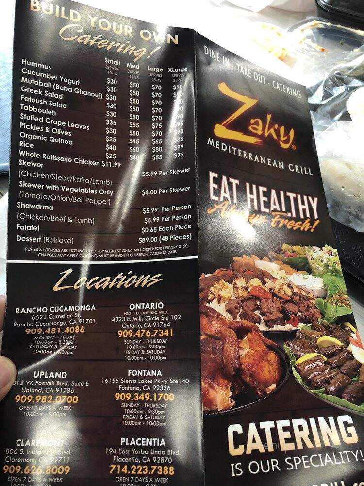 Zaky Mediterranean Grill - Claremont, CA