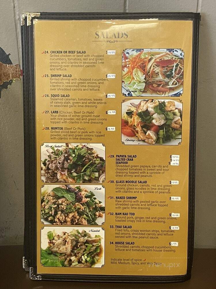 Happy Thai Restaurant - Long Beach, CA menu_pic