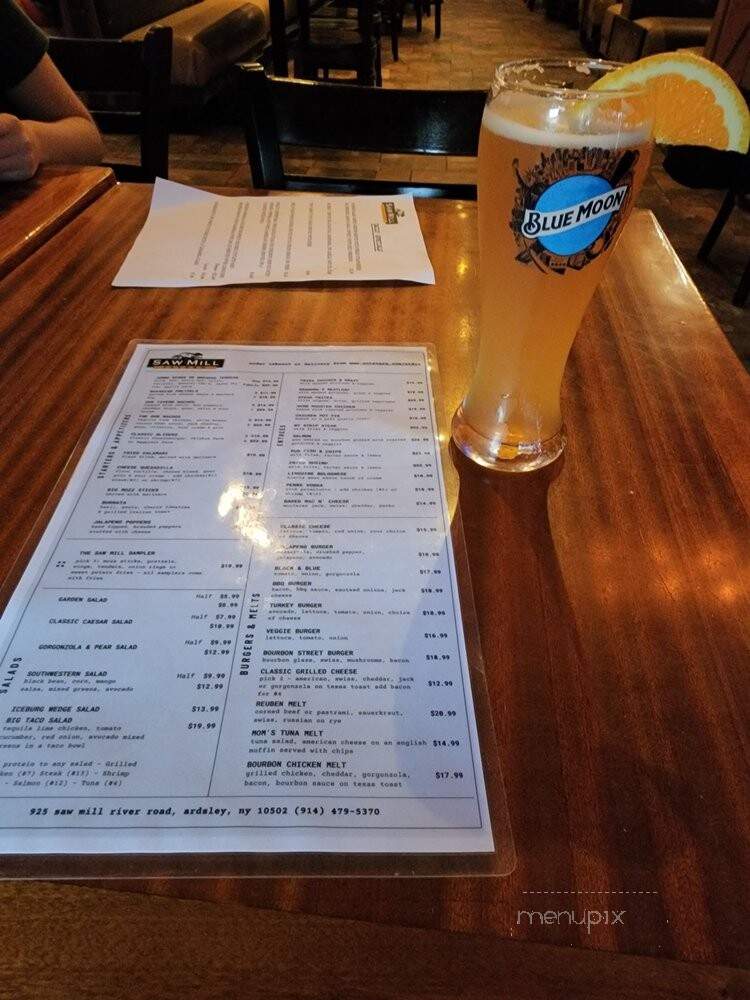 Saw Mill Tavern - Ardsley, NY menu_pic