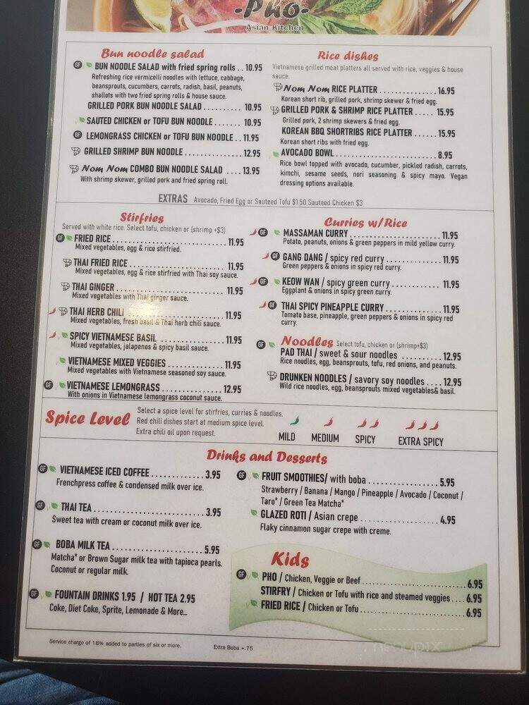 Nom Nom Pho - South Bend, IN menu_pic