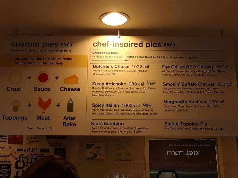 Pieology Pizzeria - Los Angeles, CA menu_pic