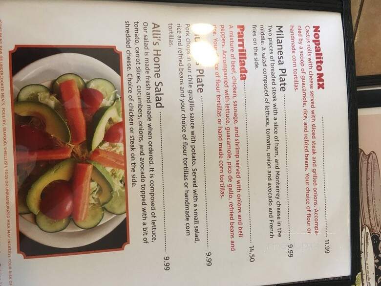 Mi Cocina - Austin, TX menu_pic