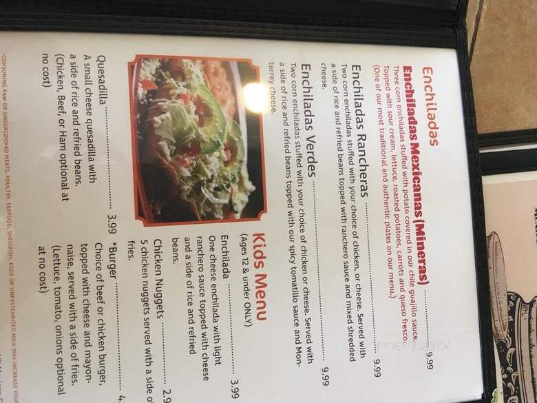 Mi Cocina - Austin, TX menu_pic