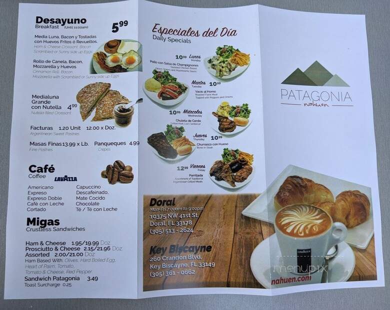 Nahuen - Key Biscayne, FL menu_pic