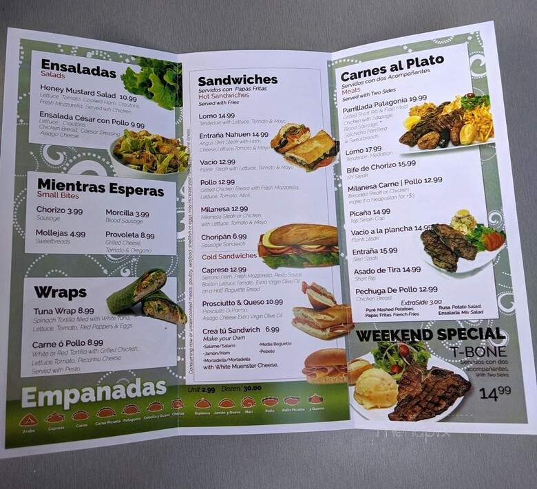 Nahuen - Key Biscayne, FL menu_pic